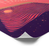 Kosmische Majesteit: de stralende tijger Poster (Hoek)