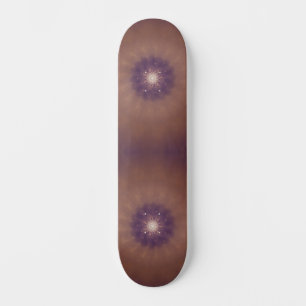 Kosmische Mandala-uitbarsting - Abstracte Paarse M Skateboard