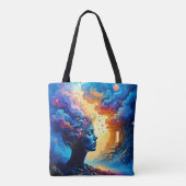 Kosmische Mindscape Art Draagtas (Achterkant)