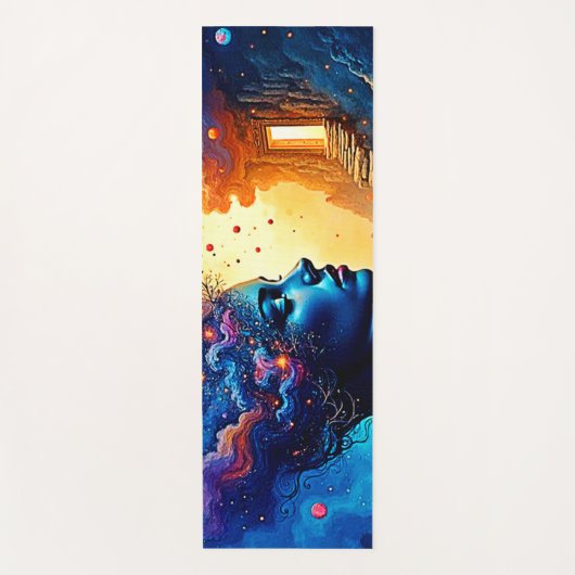 Kosmische Mindscape Art Yogamat (Voorkant)