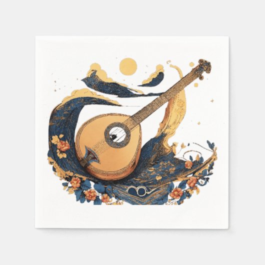 kosmische muziek servet (Voorkant)