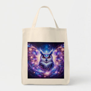 Kosmische Mystieke Wijsheid Hemelse Spirituele Uil Tote Bag