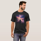 Kosmische Nachtelijke Hemel – Galaxy Space T-Shirt (Voorkant volledig)