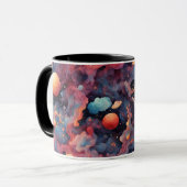 Kosmische Odyssee: Etherische nevel sterrenstelsel Mok (Voorkant links)