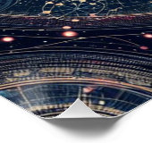 Kosmische Odyssee Perfect Poster (Hoek)