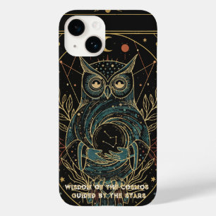 Kosmische Oracle Uil • Mystieke Hemellichamen Case-Mate iPhone 14 Hoesje