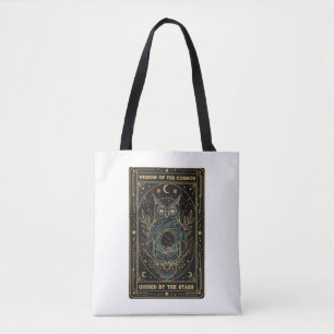 Kosmische Oracle Uil • Mystieke Hemellichamen Draagtas