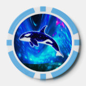 Kosmische Orka Poker Chips (Voorkant)
