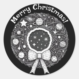  Kosmische Ornament Krans Sticker