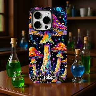 kosmische paddenstoelennevel iPhone 16 pro hoesje