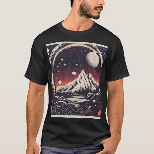 kosmische pieken t-shirt (Voorkant)