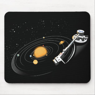 Kosmische Platenspeler Muismat
