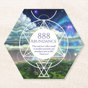 Kosmische poortmanifestatie kartonnen onderzetters