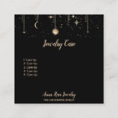 *~* kosmische QR AP8 DANK U Gold Star Review Informatiekaartje (Achterkant)