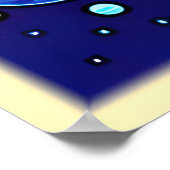 kosmische regenboogvortex poster (Hoek)