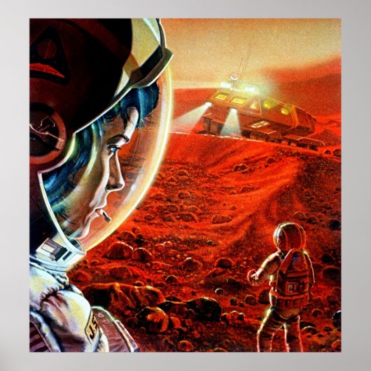 Kosmische reis: NASA Mars Expedition Poster (Voorkant)