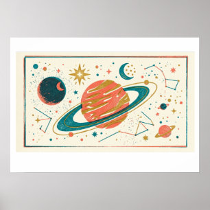 Kosmische Reis Poster