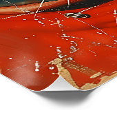 Kosmische Retro Astronaut Wandkunst Perfect Poster (Hoek)