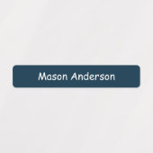 Kosmische tinten Naam labels voor jongens waterdic (Design 1)