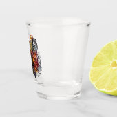 Kosmische uilen shot glas (Rechts)