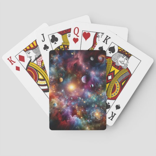 KOSMISCHE UTOPIE POKERKAARTEN (Achterkant)