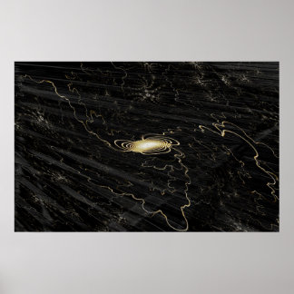 kosmische vervorming poster