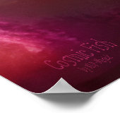 Kosmische Vliegende Vis AI Fantasie Digitale Kunst Poster (Hoek)