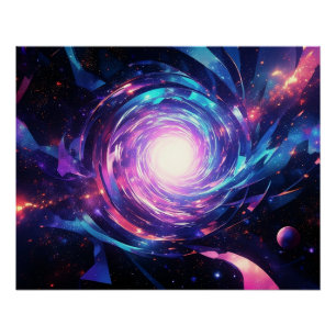 Kosmische vortex perfect poster