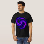 Kosmische Vortex van Kleuren T-shirt (Voorkant volledig)