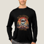 Kosmische vrede in een wilde wereld Tri-Blend shirt (Voorkant volledig)