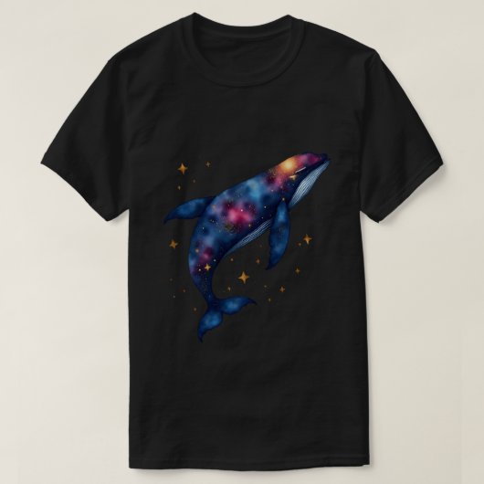 Kosmische Walvis T-shirt (Design voorkant)