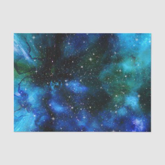 Kosmische Waterkleur 5 Tissuepapier (Voorkant)