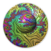 kosmische wolkenstorm keramische knop (Voorkant)