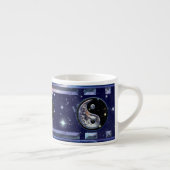 Kosmische Yin Yang Espresso Kop (Rechts)