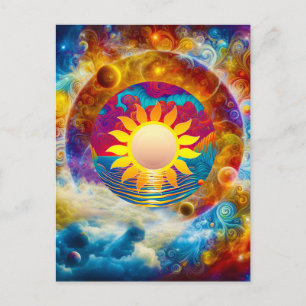 Kosmische Zon Briefkaart