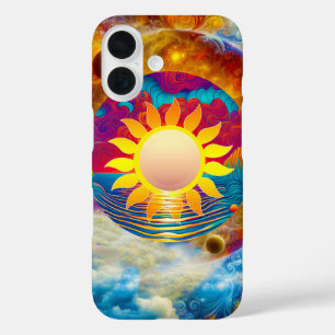 Kosmische Zon iPhone 16 Hoesje
