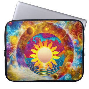 kosmische zon laptop sleeve