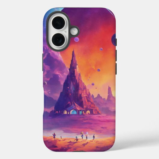 Kosmische zonsondergang" Case-Mate iPhone case (Achterkant)