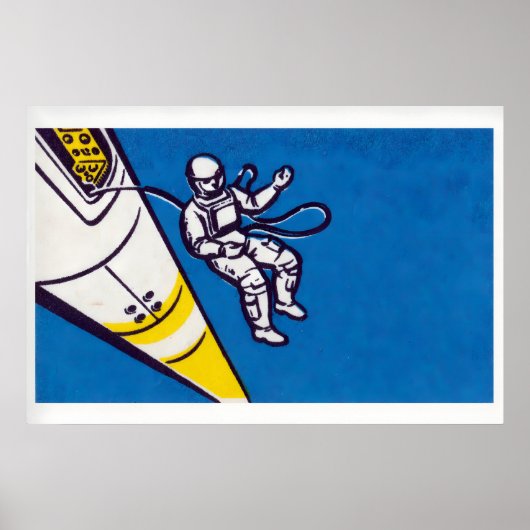 Kosmonaut - Luciferdoosje Print - Esthetische Wand (Voorkant)