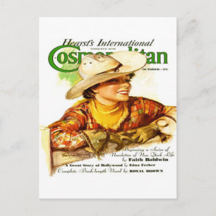  Kosmopolitan Magazine Hoesje (Cowgirl) Briefkaart