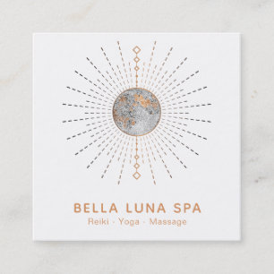*~* Kosmos Energy Rays Moon Shaman Lunar Vierkante Visitekaartje