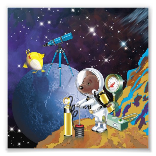 kosmos foto afdruk (Voorkant)