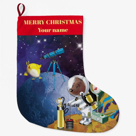 kosmos grote kerstsok (Voorkant)