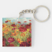 Kosmos in het veld sleutelhanger (Achterkant)