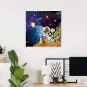 kosmos poster (Thuiskantoor)