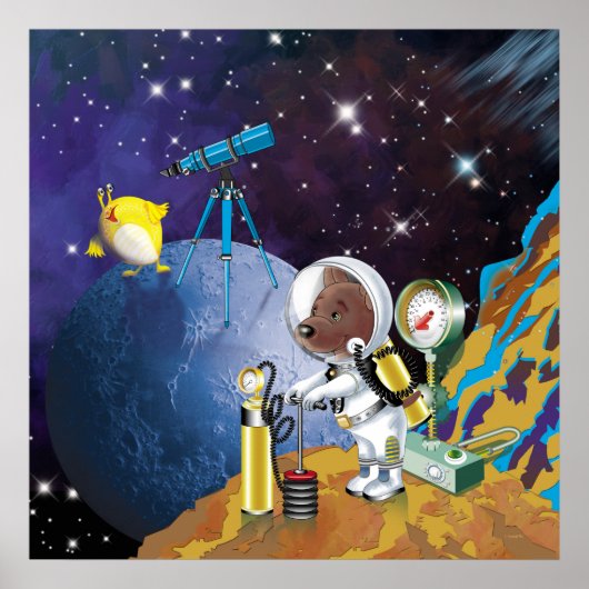 kosmos poster (Voorkant)