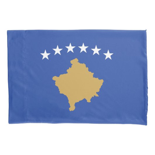 Kosovaanse vlag kussensloop (Voorkant)