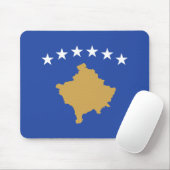 Kosovaanse vlag muismat (Met muis)