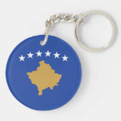 Kosovaanse vlag sleutelhanger (Achterkant)
