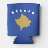 Kosovaarse vlag blikjeskoeler (Voorkant)